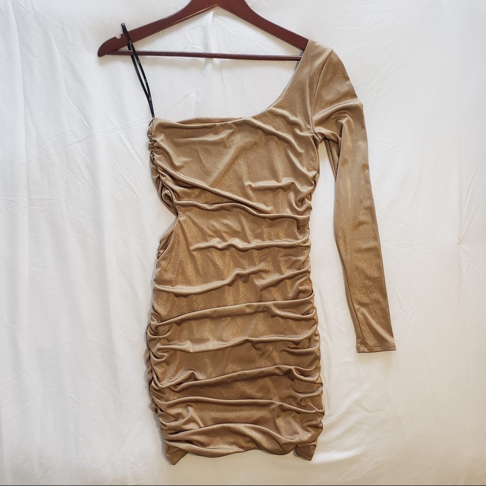 Gold Mini dress
